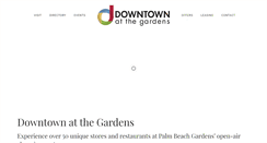 Desktop Screenshot of downtownatthegardens.com